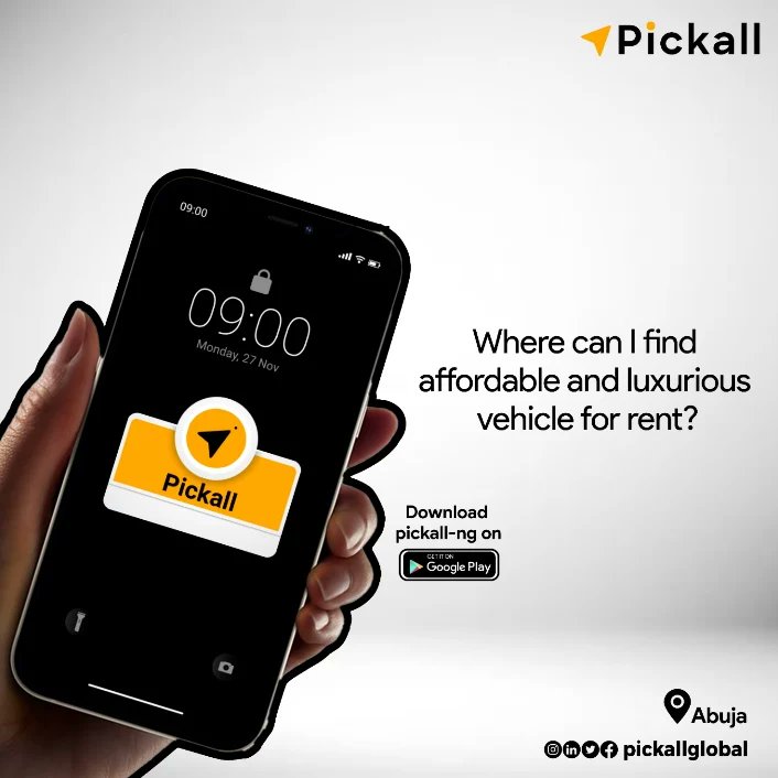 Pickallglobal's tweet photo. Just one Answer to three (3) questions : Pickall✔️
Download available on Google play store
.
.
.
#logistics #pickall #hospitality #explore https://t.co/2SmQgiwZiz