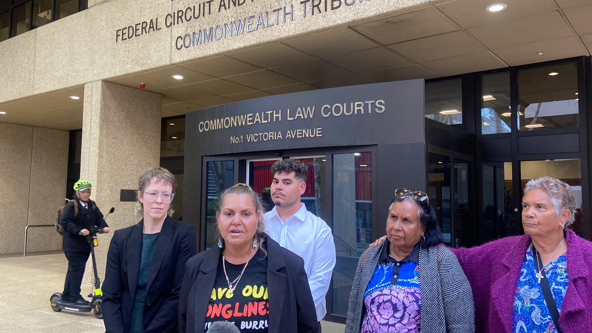 SaveBurrup's tweet photo. Mardudhunera woman and former chair of the Murujuga Aboriginal Corporation Raelene Cooper said:

“The delay in the Murujuga World Heritage nomination is just the latest evidence of government and industry colluding to keep expanding Woodside’s Burrup Hub over our sacred Murujuga” https://t.co/ZiejnElv5c