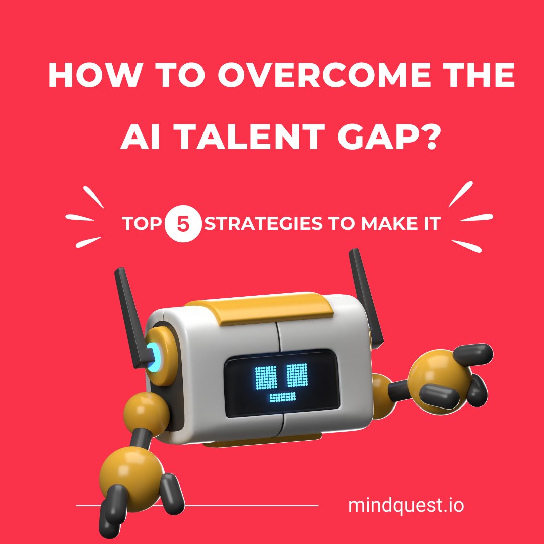 Embracing #AI is driving #innovation, but the scarcity of qualified AI talent is a challenge. To tackle this, check out our article on the top 5 strategies to build a strong AI team and overcome the talent shortage! 

shorturl.at/hqE57