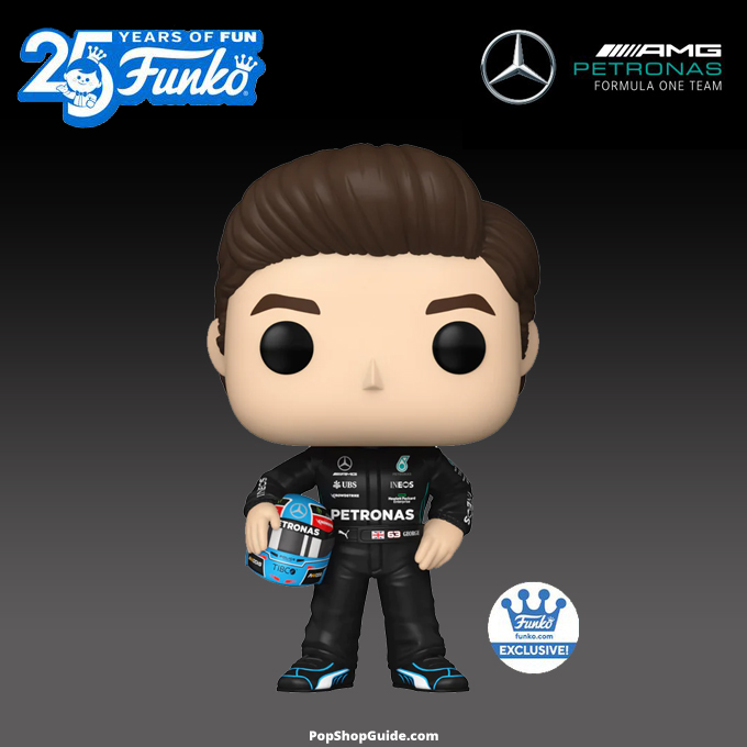 George Russell with Helmet Funko Pop!  Official Mercedes-AMG PETRONAS F1  Team Store