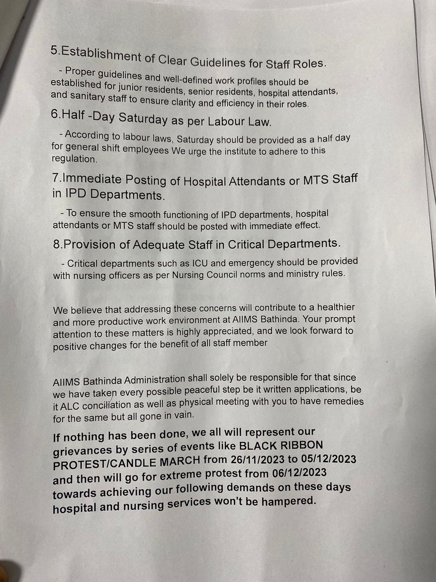Lalitkumaryogi2's tweet photo. A Victim of 
injustice, discrimination &amp; mental torture by Administration of Aiims Bathinda. The Nursing staff of institute appeal to the GOI for their rights🙏🏻
@officeofssbadal  
@PMOIndia  @MoHFW_INDIA  
@mansukhmandviya  @AIGNFNURSES  
@BhagwantMann  
#JusticeForAiimsBtiNurses https://t.co/gAYe87muow