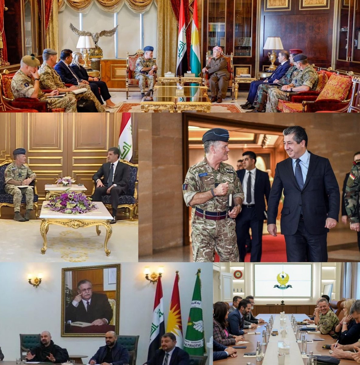 UK Defence Senior Adviser for the Middle East Air Marshal Martin “Sammy” Sampson visited the KRI to discuss Peshmerga reform and the regional political and security situation.