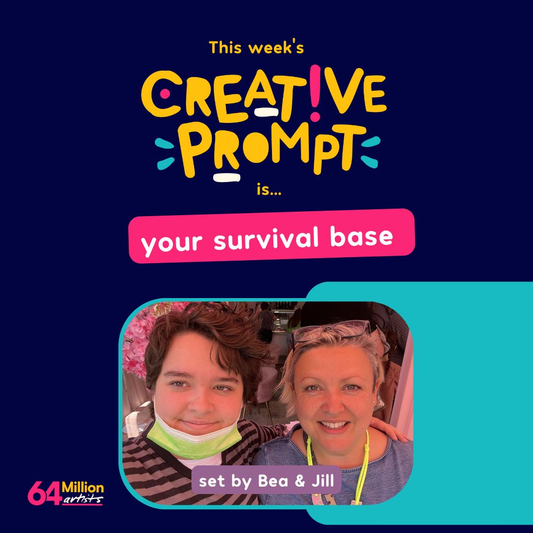 64M_Artists's tweet photo. It’s the final week of @beaandjill’s creative takeover! For their last creative prompt of the month, they invite us to explore what makes us feel at home. 🏡
#CreativityIs…Your Survival Base
Read the full creative prompt here ➡️ https://t.co/ltR83rXQa2 https://t.co/lyvzG2SfxY