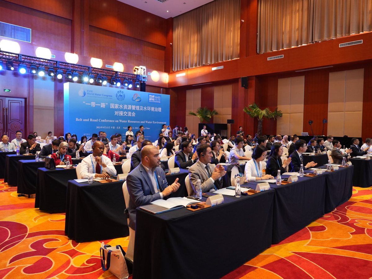 Hrc805's tweet photo. HRC Participated in the XVIII  World Water Congress and Organized Side Event Titled “Belt and Road Conference on Water Resources and Water Environment”. https://t.co/tkuZqfaBFG