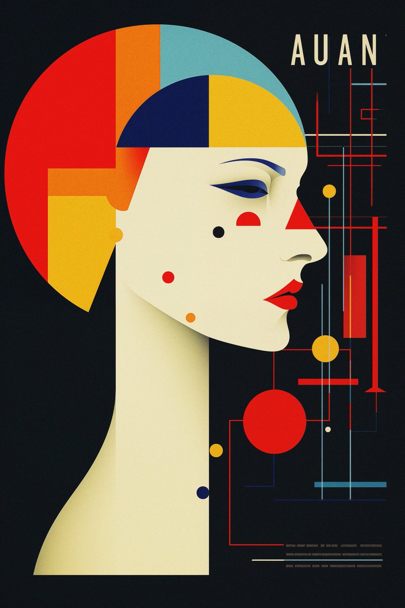 Good morning #NFTfam 

I’ll try to mint all the 32 Posters very soon. Those are the first 4 mints, result of code images blended with AI. I’m so in love with them. 
Started with a coded image I sent the input to the machine talking about Constructionism and a world of early 1900