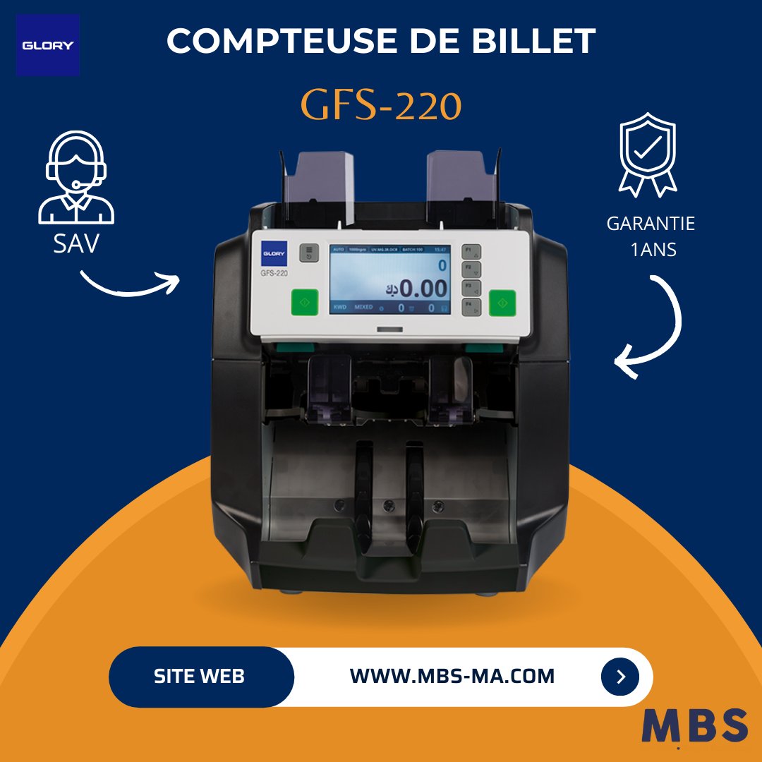 MogesseBanking's tweet photo. 💵 Découvrez la compteuse de billets "Glory GFS-220" 💵

⚡️ Une solution qui allie rapidité, précision et technologie de pointe pour optimiser les opérations de traitement des espèces.

#Cash #entreprise #billet #work #productivity #argent #money #Nice #morocco #technologie https://t.co/q4sXQs2lku