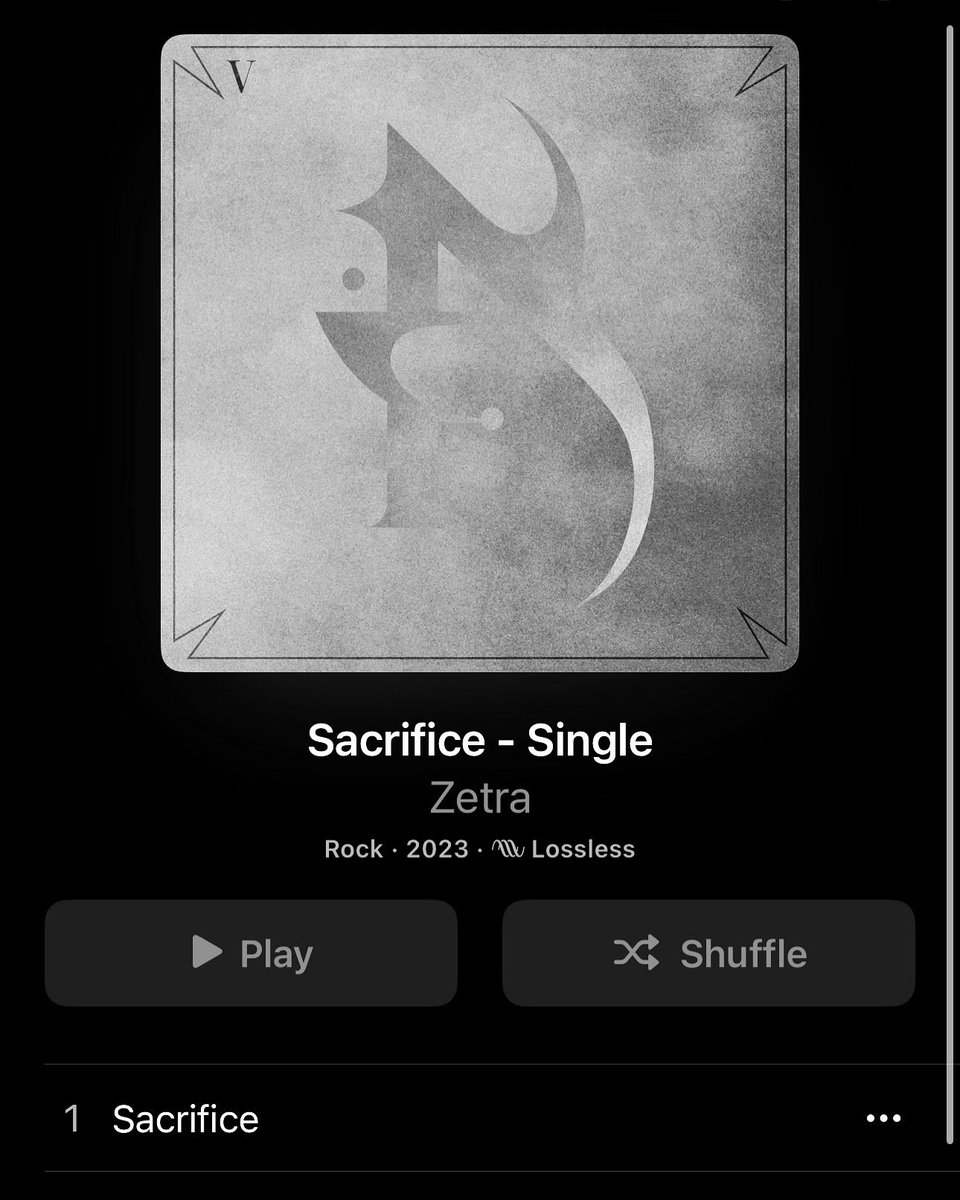 New <a href="/wearezetra/">Zetra</a> is exactly what 2023 needed!! Congrats on debuting Sacrifice on <a href="/nuclearblast/">...</a> which is a very tasty fit. #zetra #nuclearblast #newmusic