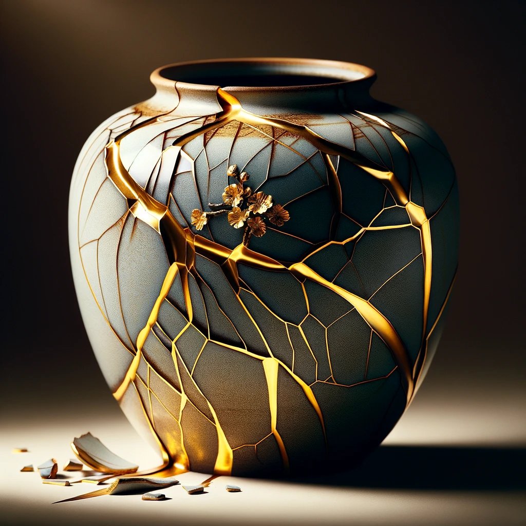 La sagesse japonaise m'émerveille.

Notamment le concept du Kitsungi : réparer une poterie brisée, avec de la poudre d'or pour en faire une œuvre encore plus belle. 

Oui, on peut réparer ce qui est cassé.

Oui, on peut faire des erreurs, grandir et devenir meilleur.

Excellent