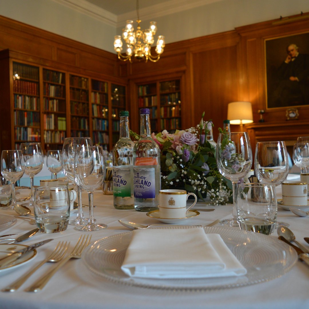 The Fellows Library is a beautiful room with great ambience. The perfect spot for private dinner!