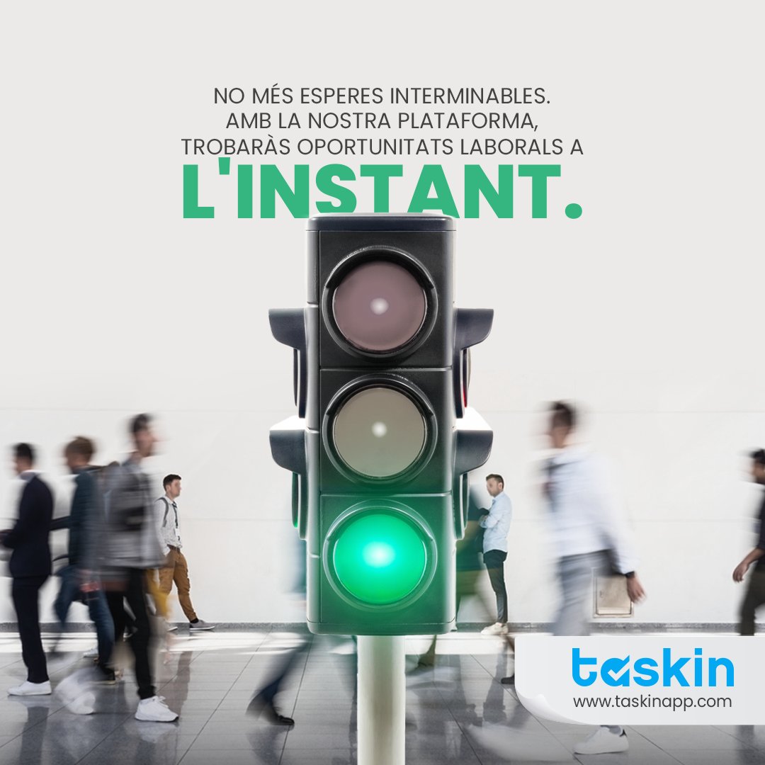 taskin_app's tweet photo. No perdis més temps buscant el teu treball ideal‼️ 🚀💼 
Amb Taskin, descobreix ofertes laborals puntuals o de llarga durada que s'adapten a les teves necessitats.

➡️ https://t.co/JhL1xVVIj5 https://t.co/cVJppaserQ