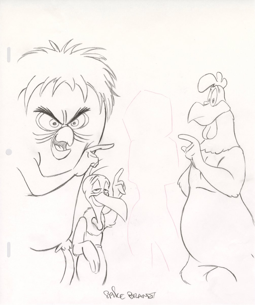 skullislandprod's tweet photo. Big birds - Tweety (Hyde style), Beaky Buzzard and Foghorn Leghorn in a lineup together with DC’s Black Canary (to be inserted later by comic book artist Pia Guerra) for a variant comic book cover from 2015. #SpikeBrandt #PiaGuerra #MarkChiarello https://t.co/ILDOxjePL0