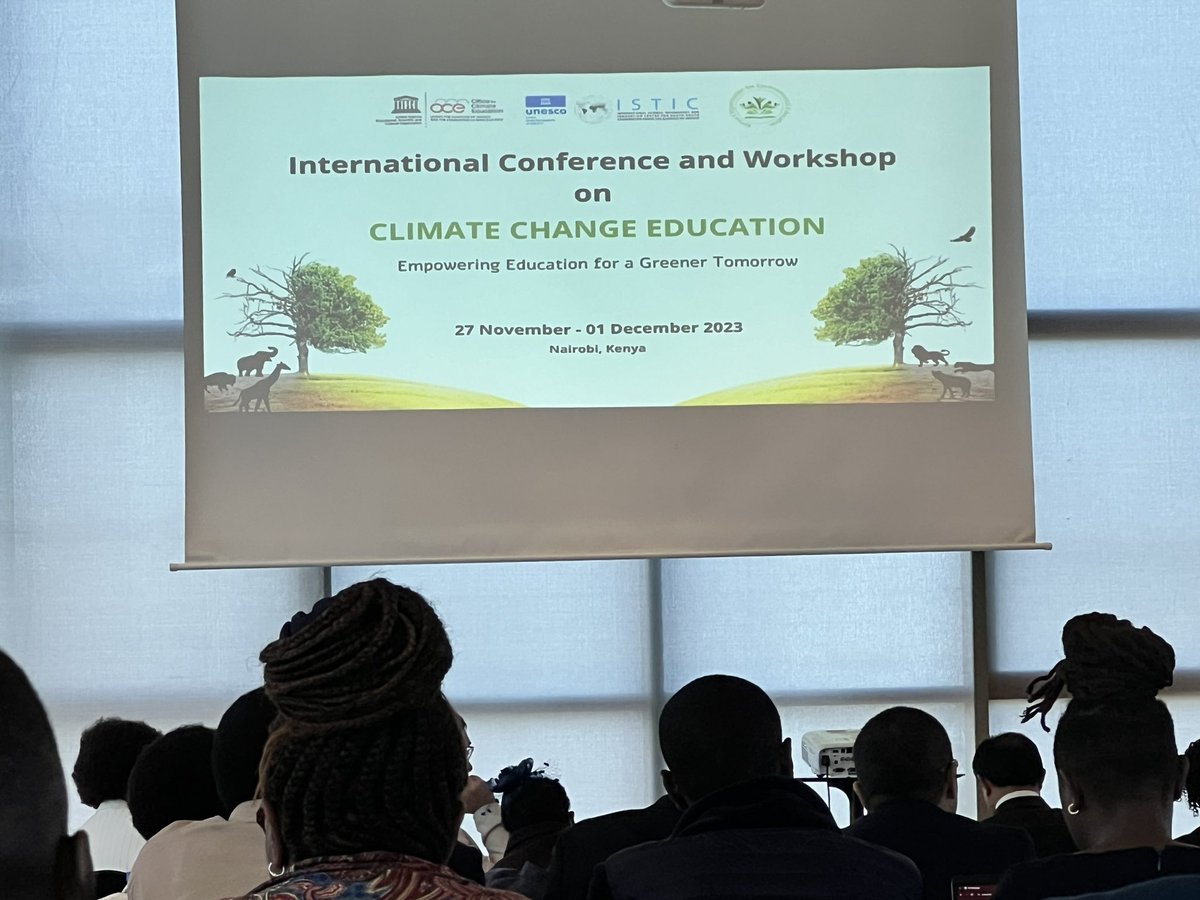 At the forefront of discussions on climate change education.