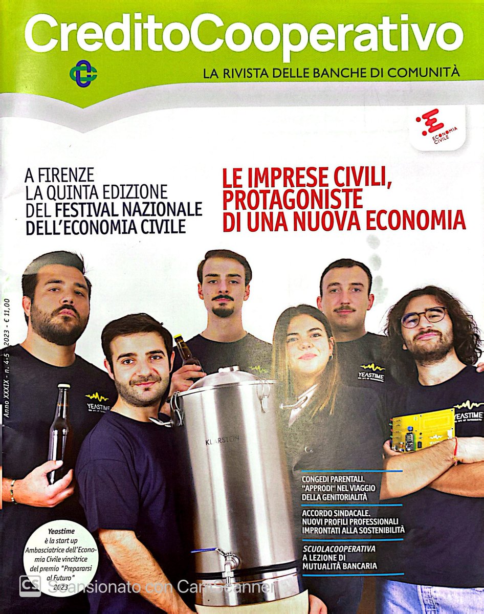 #diconodinoi

L’Assemblea dei Soci e la Festa del Socio del nostro 70^ anniversario sono sul numero 4-5 del 2023 di 𝐶𝑟𝑒𝑑𝑖𝑡𝑜 𝐶𝑜𝑜𝑝𝑒𝑟𝑎𝑡𝑖𝑣𝑜, la Rivista delle Banche di Comunità 

#bcccapacciopaestumserino #bancadipersoneperlepersone  #70annidivicinanza