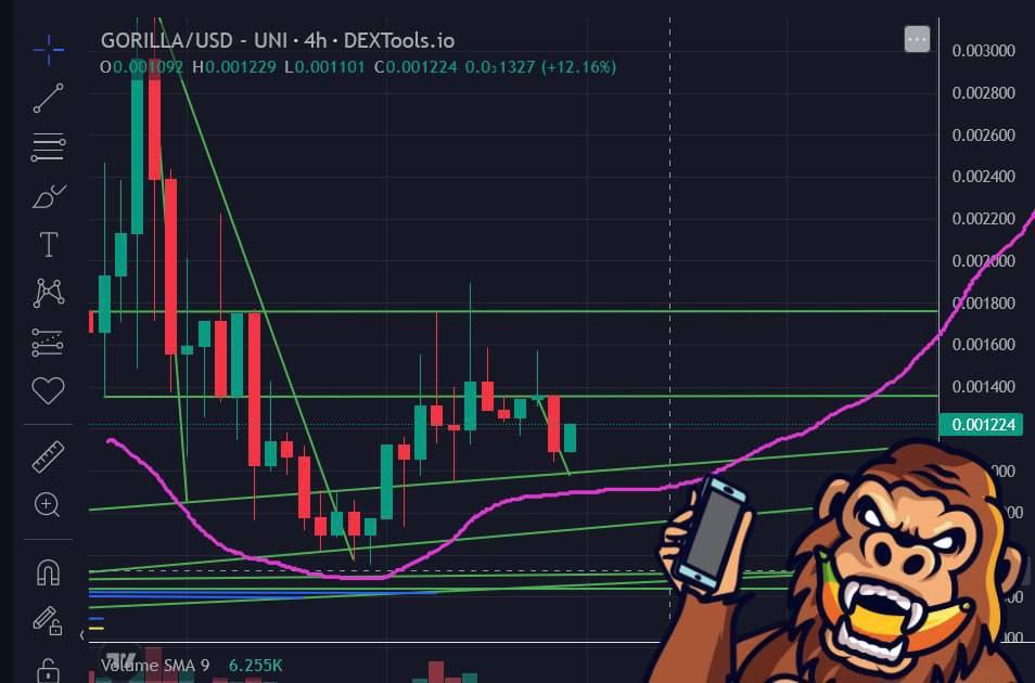 Gorillish ! 🦍 MEXC listing confirmed 🍌

Meet $GORILLA :The meme token with real utility,with an IDO Launchpad,Dex swap and NFT collection 

▪️Already Listed on Bitmart 
▫️Pushed by top influencers 
▪️MEXC Listing 
▫️More Kols joining 
<a href="/gorillatokenio/">gorillatokenio</a>

dextools.io/app/en/ether/p…