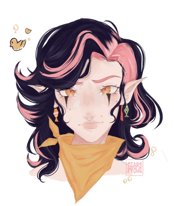 Art raffle prize (1/2).First drawing of the winners done! 