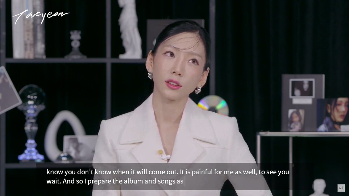 kimtaenos's tweet photo. "I'm more thankful for you. You keep waiting for the album even don't know when it will come out. It is painful for me as well, to see you wait. So I prepare the album and songs as much as I can. Because you wait for me, I am able to keep doing it. That is why I am here today."

Thank you, Taeyeon 🥹🤍

#TAEYEON_TO_X
TAEYEON TO X OUT NOW
#태연_투엑스_11월27일_6PM_공개