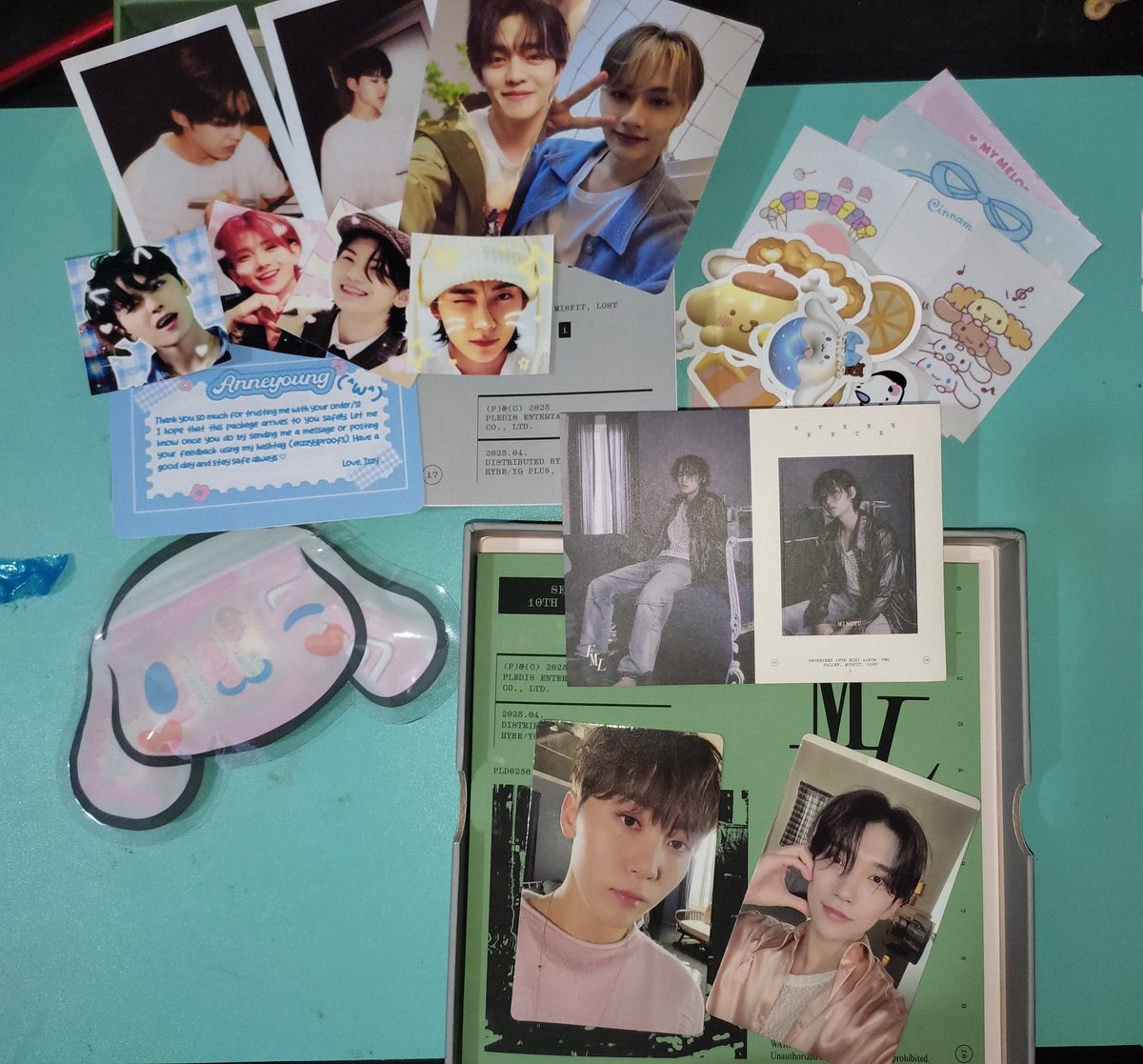 ohIlovetheboySs's tweet photo. My first sealed album. look who came home today. Hi, BooShua and Gyu! ♡
Thank you so much for the fast and smooth transaction @izzycarteu!
#izzyyproofs https://t.co/j7MFAnbGHx