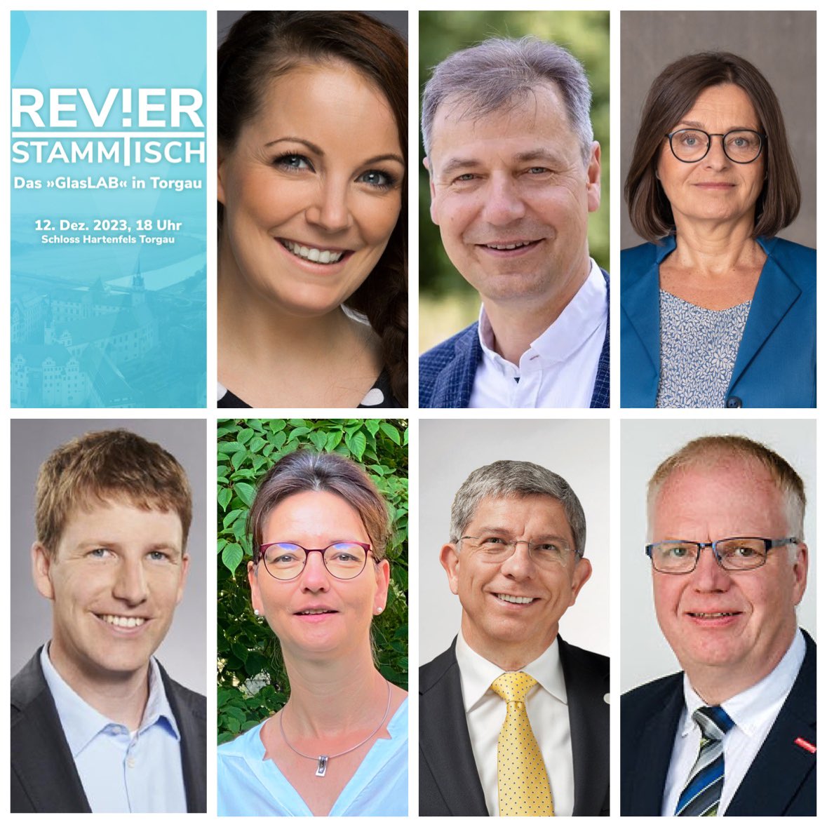 #Revierstammtisch | 12.12.2023 | 18:00 | Schloss Hartenfels #Torgau | Anmelden: mitdenken.sachsen.de/1037789