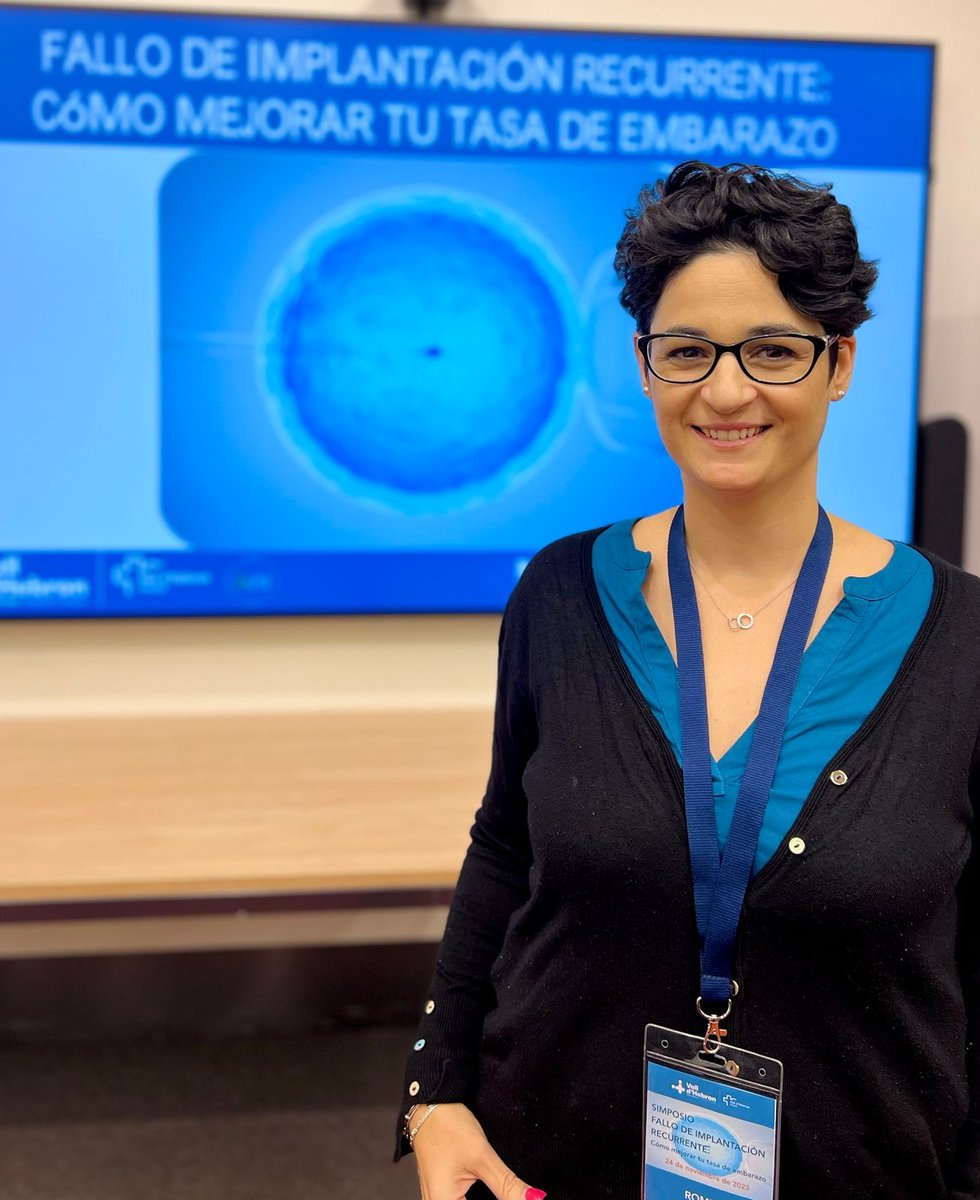 Immuno_HUVH's tweet photo. El passat 24 de novembre, la Dra. Romina Dieli, immunòloga clínica d'@Immuno_HUVH va participar en el Simposio Fallo de Implantación recurrente organitzat per @vallhebron amb el tema "Factor inmunológico haloinmunidad: KIR HLA". https://t.co/2G7pkP0xXV