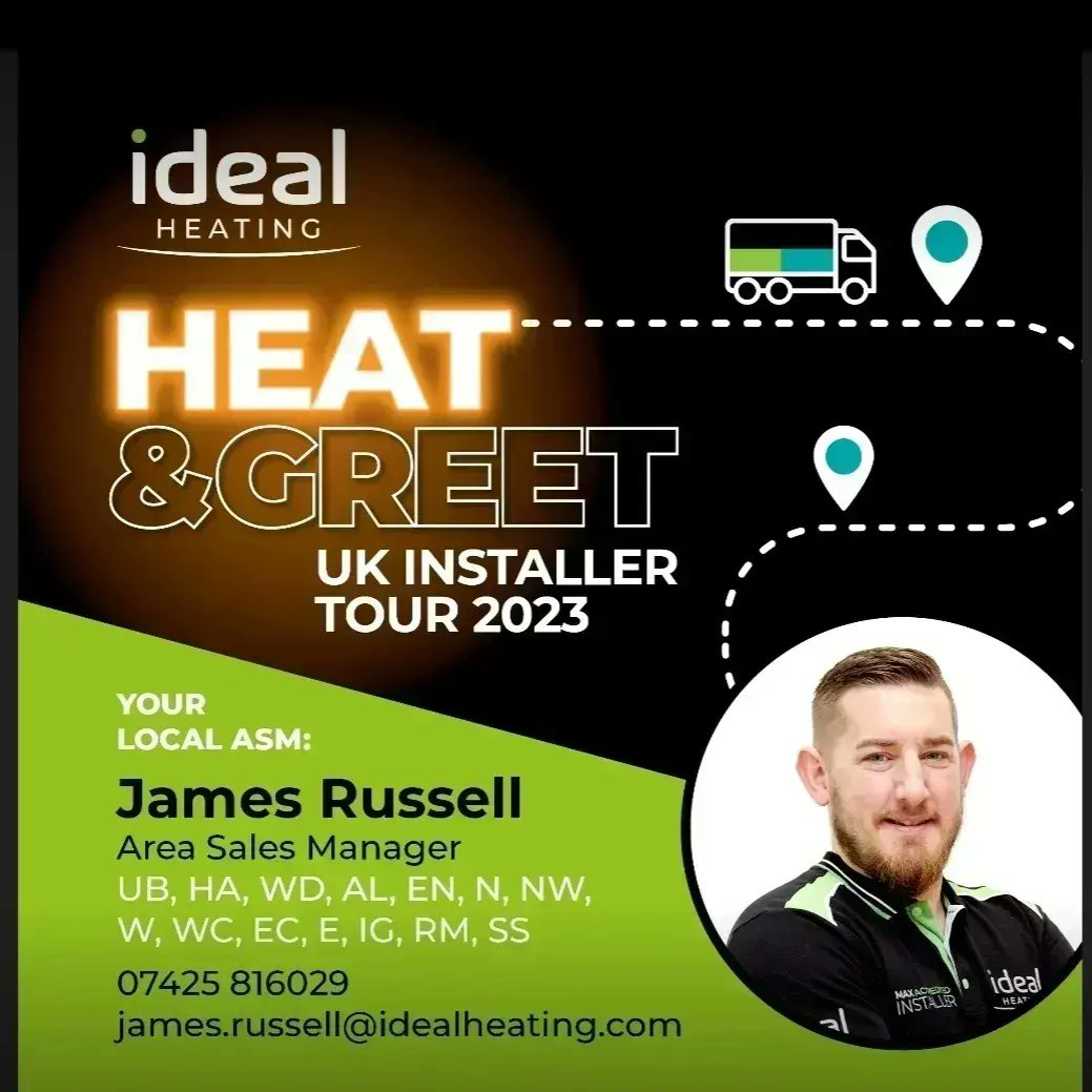 JR_idealheating's tweet photo. Roll up Roll up , the #heatandgreet tour is here @cityplumbinguk white Hart Lane N22 . Come down and say hello. I have @ideal_boilers merch and #Greggs  vouchers to give away . #logic2 #voguemax #logicair #halowifi https://t.co/XHC8gr70aY