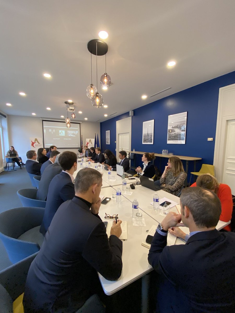 amchamfrance's tweet photo. #AmChamWorkingSession#UE#ElectionsEuropéennes

💼 lundi 20 novembre, l’AmCham avait le plaisir de recevoir Jérôme Brouillet Directeur de cabinet de Laurence Boone, Secrétaire d’Etat chargée des Affaires Européennes, pour une seconde working session. https://t.co/qyqF986zi0