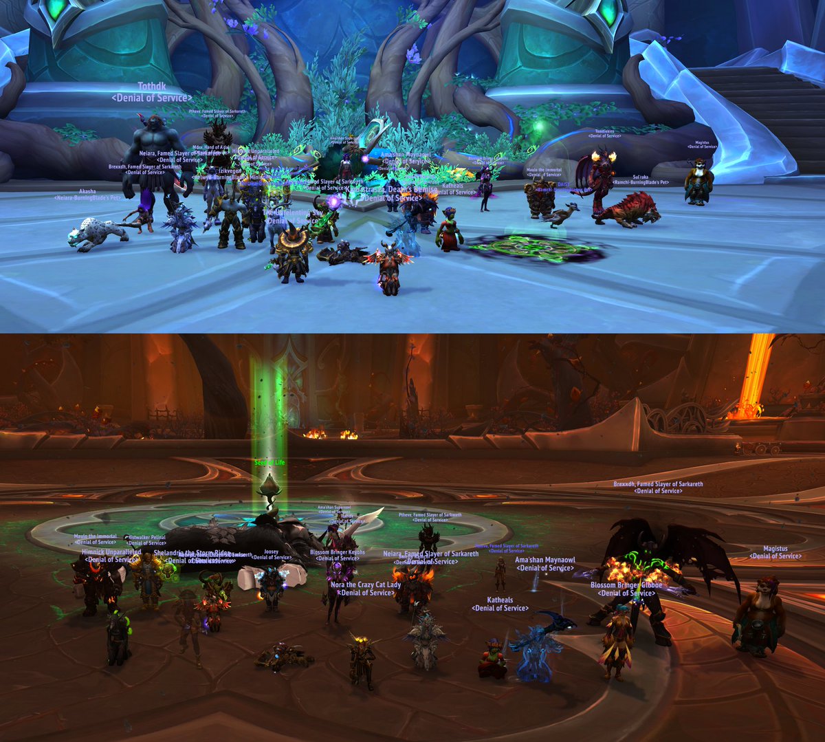 dos_guild's tweet photo. Mythic Nymue and Mythic Larodar Defeated! https://t.co/YXL86R0kT5