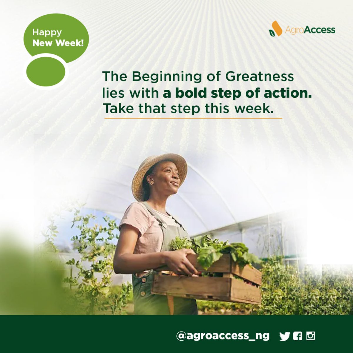 Agroaccess_ng's tweet photo. Happy New Week

#MondayMood 
#NewWeek
#agriculture
#agroinputs
#AgroTech 
#agroaccess https://t.co/55MwfDluxE