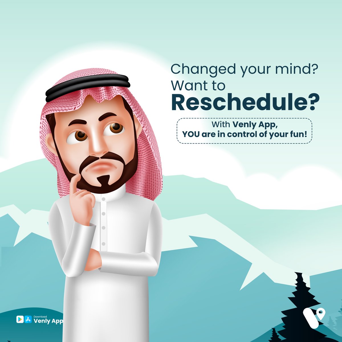 Venlyapp's tweet image. Something came up and you have to cancel? No problem! With VenlyApp, we make sure that you are in charge of your fun. Cancel and reschedule at your convenience with Venly
#DohaEvent #Qatar #booktickets #qatarsports #adventure #bookingapp #bookanything #Eventbooking #Doha #Booknow