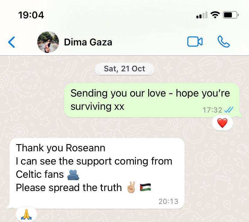 lajeeceltic's tweet photo. There's a person and a story behind every death. Some of these people have links to Glasgow and to Celtic. Dima Alhaj was a master's student at Glasgow Uni and ten days before her tragic death she acknowledged the support of Celtic fans.

Join her vigil tonight at Glasgow Uni. https://t.co/e5KZlrjUN9