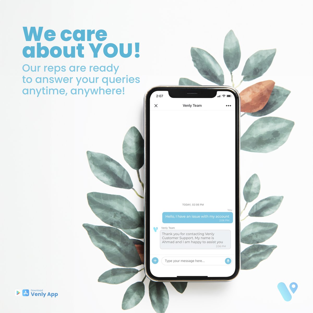 Venlyapp's tweet image. You don’t have to wait for long to have your questions answered. We at Venly make sure you are satisfied with every service offered.
Download Venly today!
#DohaEvent #Qatar #booktickets #qatarsports #adventure #bookingapp #bookanything #Eventbooking #Doha #Booknow #visitqatar
