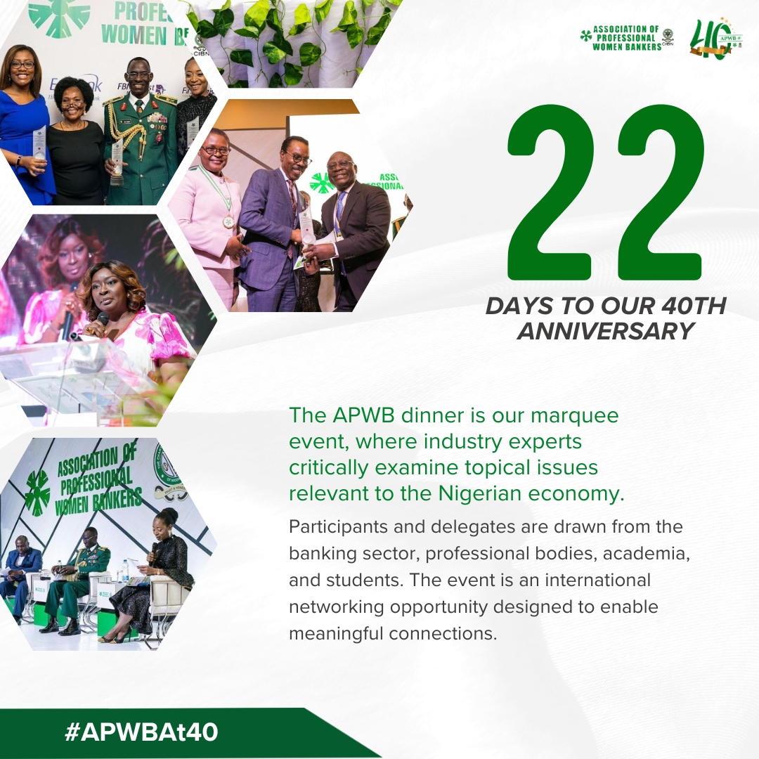apwbnigeria's tweet photo. 40 years of inspiring stories, 40 years of positive change, and 40 years of APWB.
Let's celebrate the legacy and create a brighter future together! 🎂
22 days to go!
#APWB #APWBNigeria #APWBAt40 #40thAnniversary #APWB4OYearsCelebration https://t.co/sxtedZRDBG