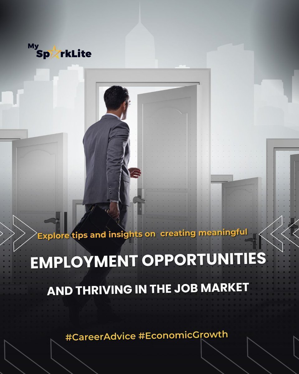 mysparklite's tweet photo. 🌟 Unlocking Opportunities: Explore Tips for Meaningful Employment! 💼 Discover valuable insights and practical tips on creating jobs that empower individuals and build a resilient workforce. Join the conversation for a future full of meaningful opportunities! #CareerTips 🚀 https://t.co/lXQZnHFSoK