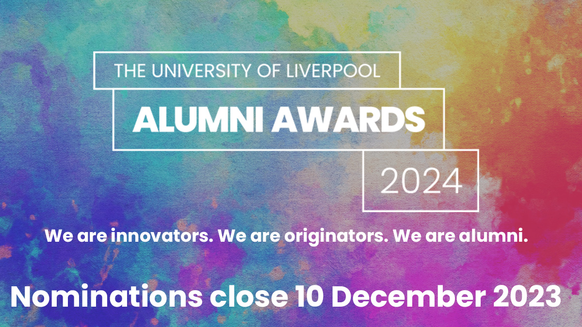 We are innovators. We are originators. We are alumni. Nominations for the 2024 Alumni Awards open until December 10 2023. Check out the link below to nominate a member of our alumni community who deserves to be recognised ⬇️ alumni.liv.ac.uk/meet-our-alumn…