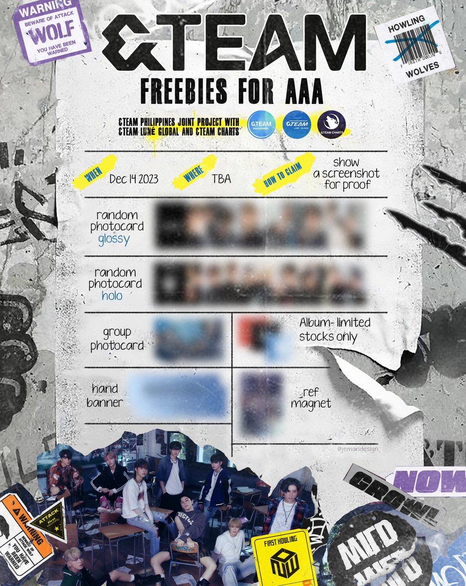 _andTEAMPH's tweet photo. LUNÉ, ARE YOU READY TO SCREAM, HOWL AND RATATAT FOR &amp;TEAM AT AAA? 🐺 

We @_andTEAMPH in partnership with @andTEAMluneGBL &amp; @andteam_charts_  prepared freebies to be distributed for those who will watch live on December 14 at Philippine Arena. 

AND WAIT THERE’S MORE… https://t.co/Nb41CQt1oF