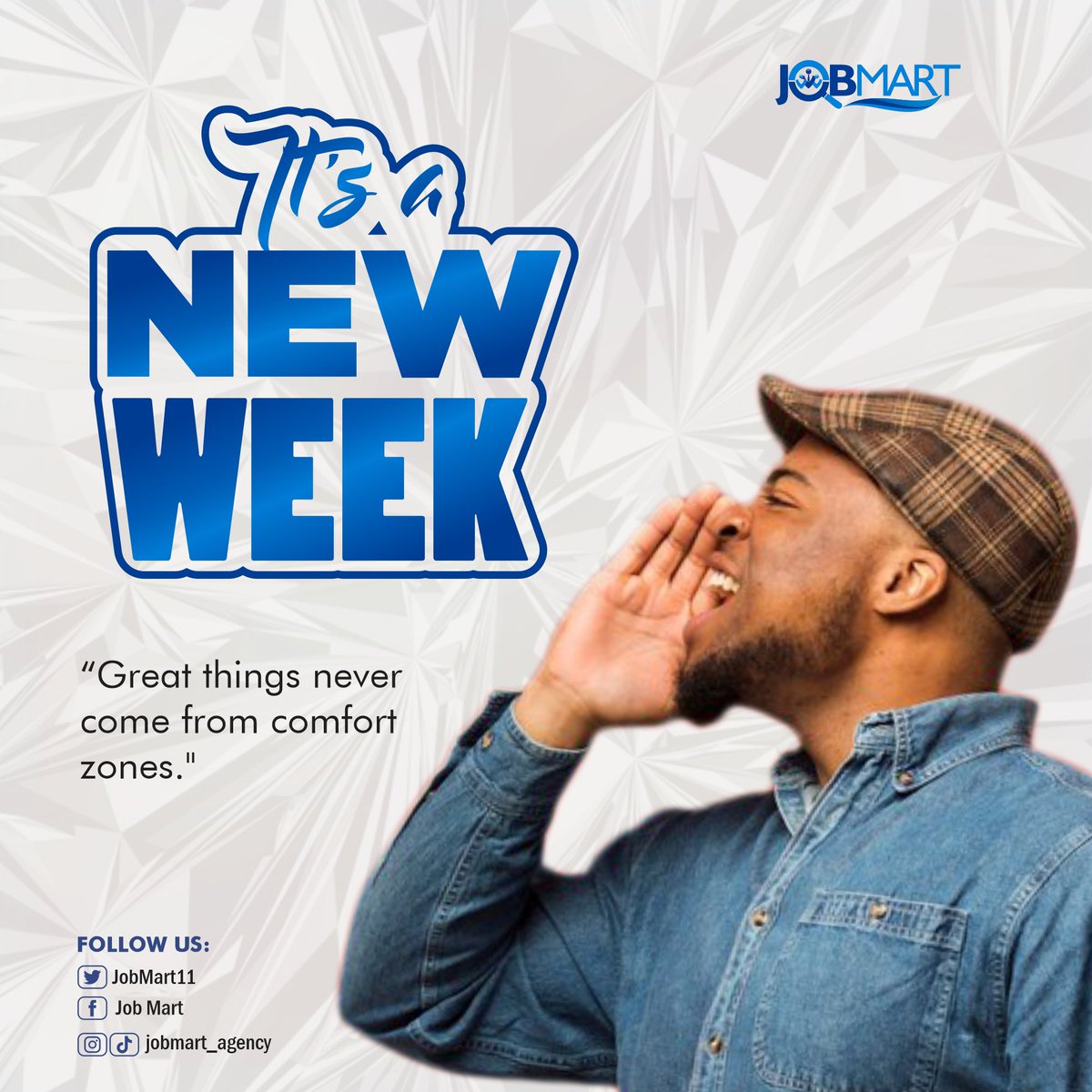 Jobmart_agency's tweet photo. Kickstart your week with excitement and career possibilities. Let's make it a week to remember.
#mondayvibes #JobOpportunitiesWarri
#WarriCareers #HiringInWarri #WarriEmployment
#WorkInWarri 
#WarriRecruitment #JobSearchWarri #Warri
#CareerInWarri #WarriJobMarket
#JobHuntWarri https://t.co/h0ajs9HN6J