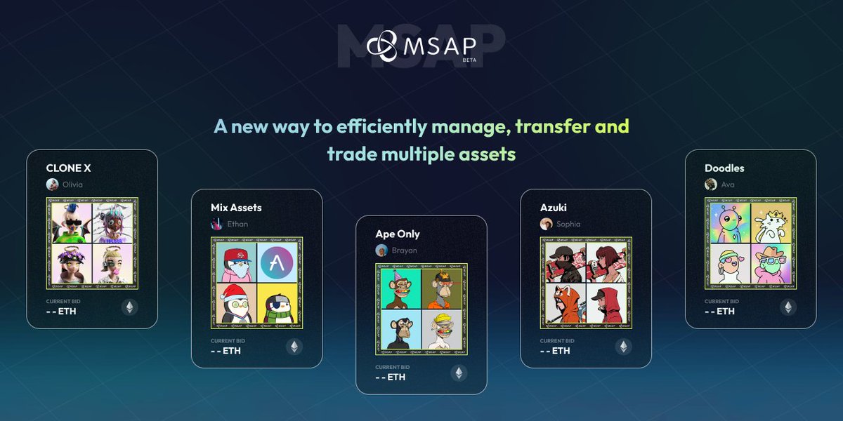 MSAPGroup's tweet photo. If you want to efficiently manage,transfer and trade multiple types of and quantities of assets,MSAP can perfectly meet your needs.

MSAP’s one-click split function ensures that your DC-NFT can be restored to the original assets at any time,without losing any integrity and value. https://t.co/Xwo0eQI242