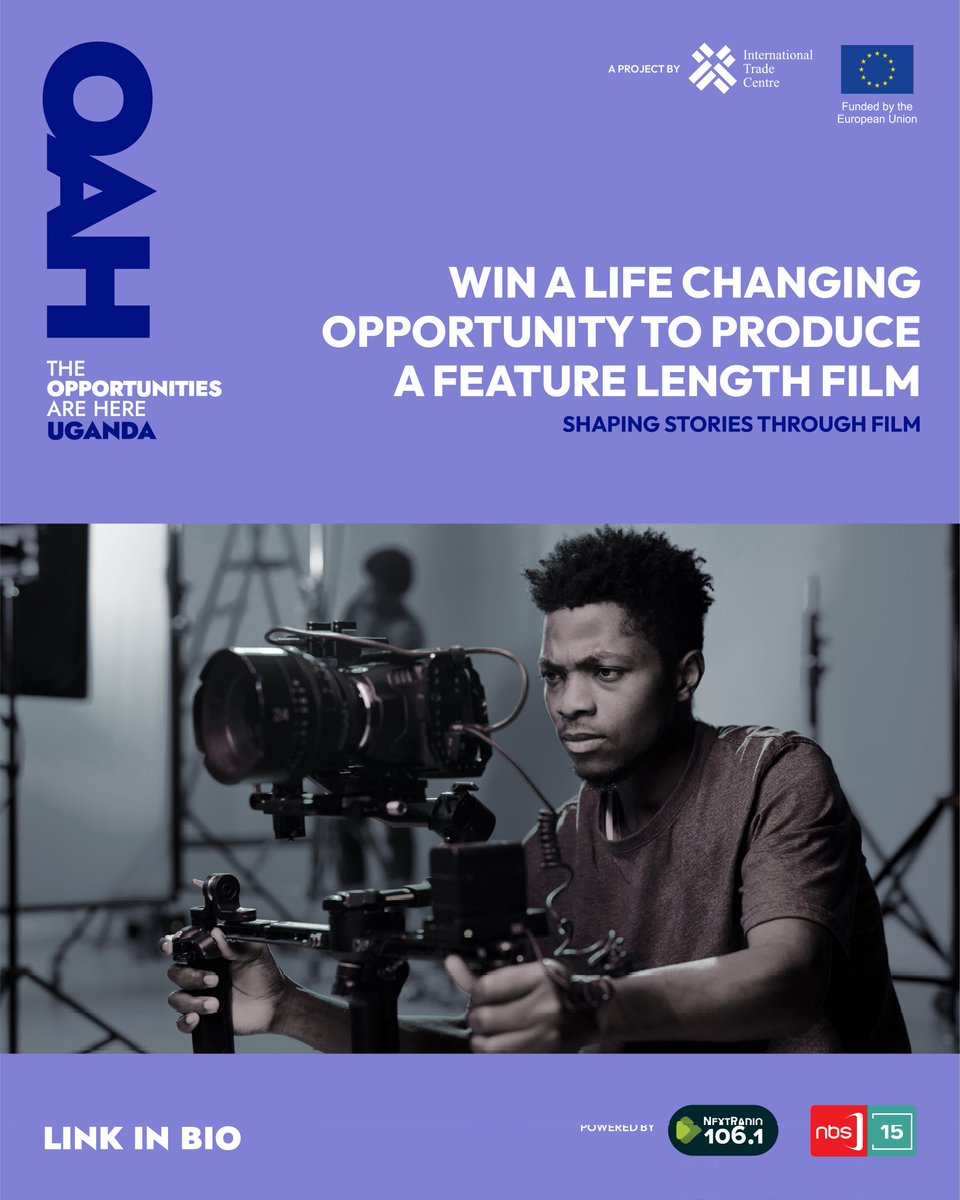 ‘Opportunities Are Here’ will offer you a life-changing opportunity to be a player in the film industry amongst other prizes like world-class film training with @‌cineartsacademy and the chance to make both a short film and a feature-length film. What are you waiting for?