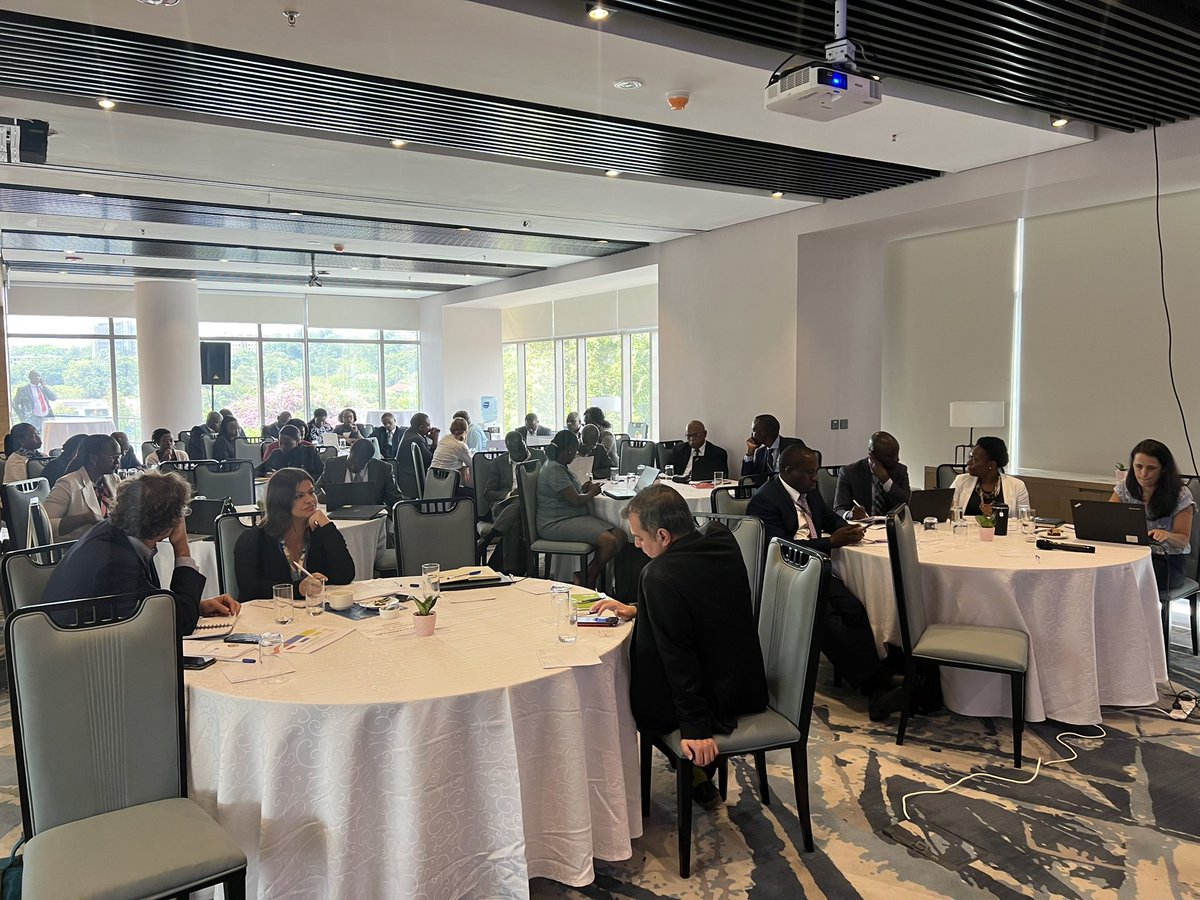 DagmarZwebe's tweet photo. Full House at the 2nd Technical Committee meeting for the development of the Ugandan National Climate Finance Strategy #NCFS with diverse representation of all sectors. How to accelerate #ClimateFinance in the ‘right’ direction stimulating private sector investment? @mofpedU https://t.co/fHWOFMoB2Q