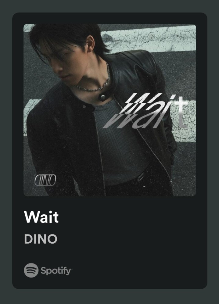 [#SPOTIFY]

TTT Mixtape 'Wait' by DINO on SPOTIFY: 

Carats, 
✅share the link on SNS 
✅use playlists from fanbases, switch from one to another 
✅skip a few songs from times to time, play with the volume, listen to random songs 
❌loop the songs 

🔗:open.spotify.com/track/1KkC3Nzx…