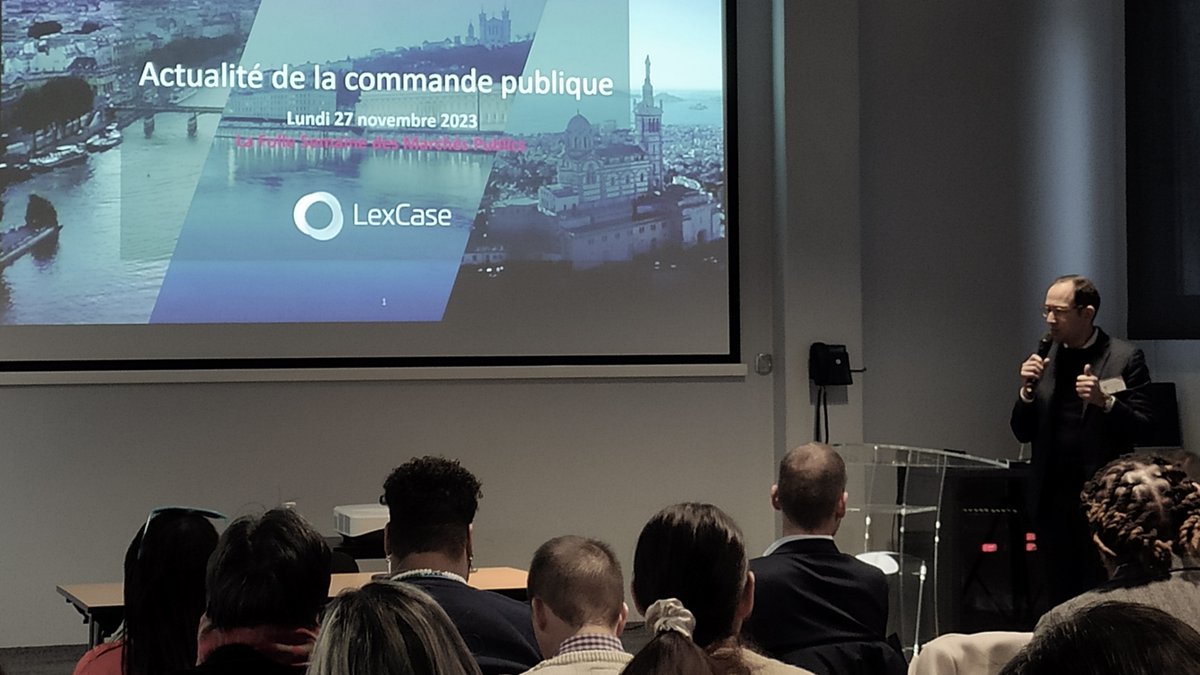 achatpublic_com's tweet photo. 🎙️ #FSMP23 : Point d’actualité - Bilan Jurisprudentiel 2023, les décisions marquantes. Intervention de Me @RApelbaum (@LexCaseAvocats). #AchatsPublics #CommandePublique https://t.co/XUTOeELDwV