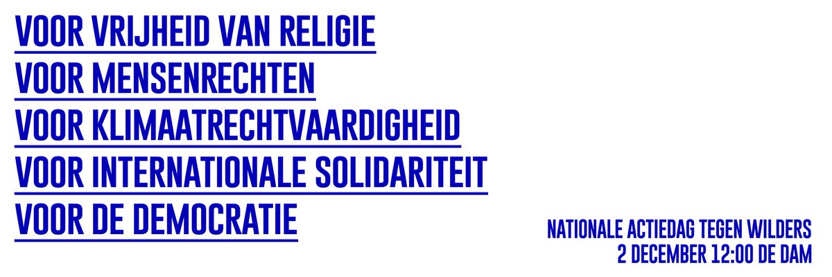 De leider van de grootste partij laat zich bij de aankondiging van de eerste demonstratie tegen zijn mogelijke bewind gelijk van zijn meest anti-democratische kant zien. Lekker bezig, Geert. Democratie betekent ook protest, vrijheid van godsdienst en respect voor mensenrechten.