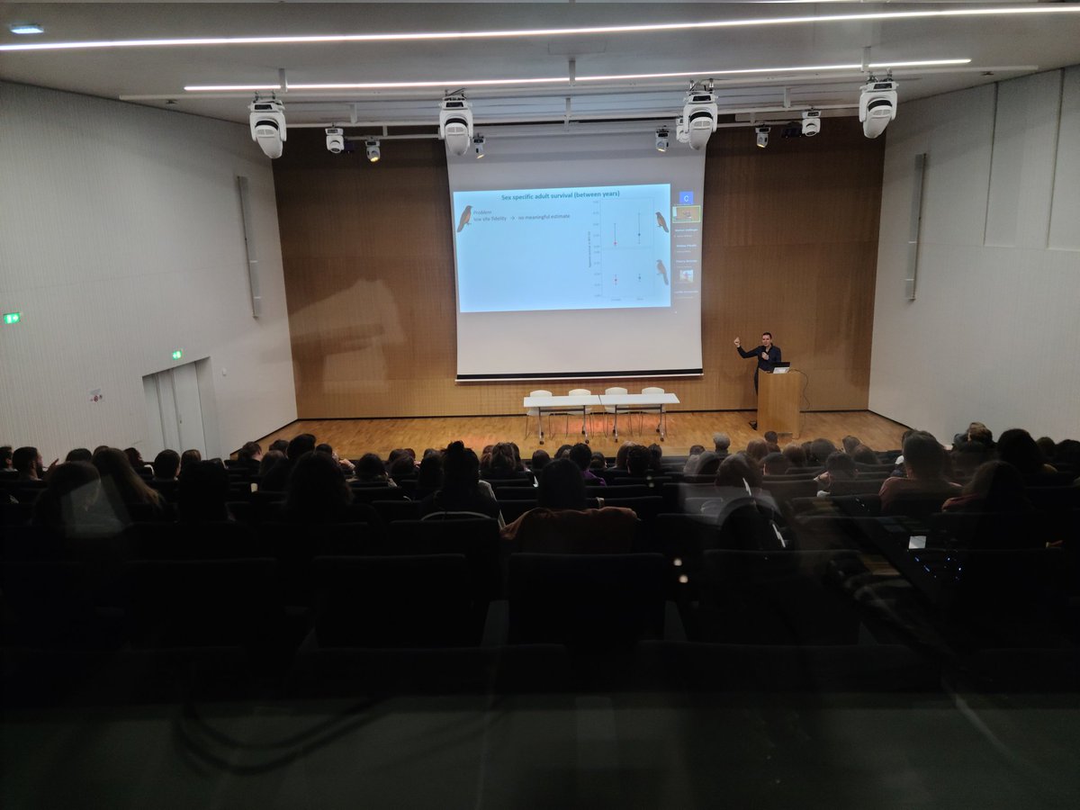 cedzimmer's tweet photo. The IFE students international course is on at campus Condorcet. Starting with Wolfgang Goymann presentation on sex roles in coucals. @LEEC_USPN @EttorrePatrizia @sebrafinch https://t.co/IT7YdMKLAy