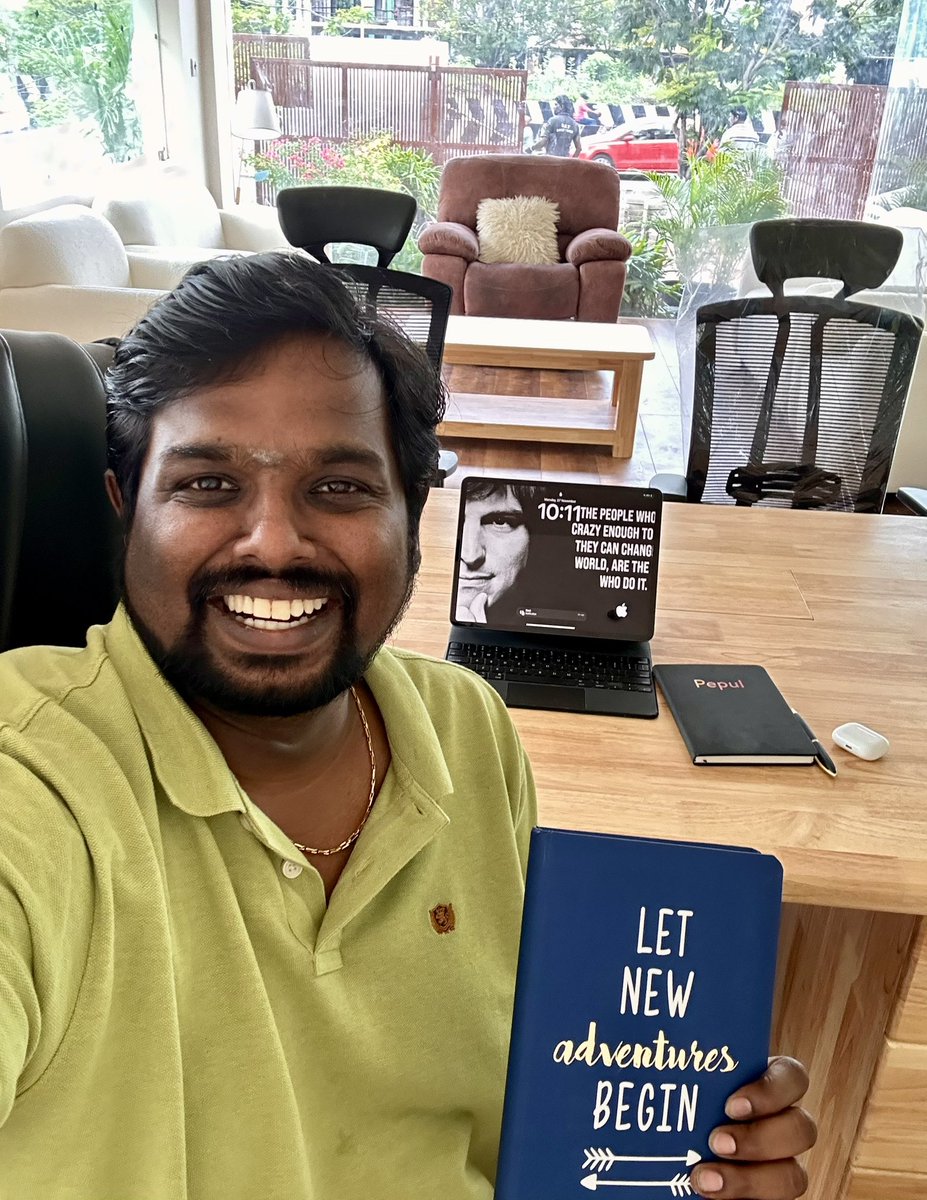 First Post From New Office, New Space New beginning. Let the new adventures begin. Pepul moved to new office space from OMR Workez Building to a New Standalone Building at Madipakkam Near Sunshine School. 

Nov 23rd with God’s Grace and support from our team, our well wishers, my