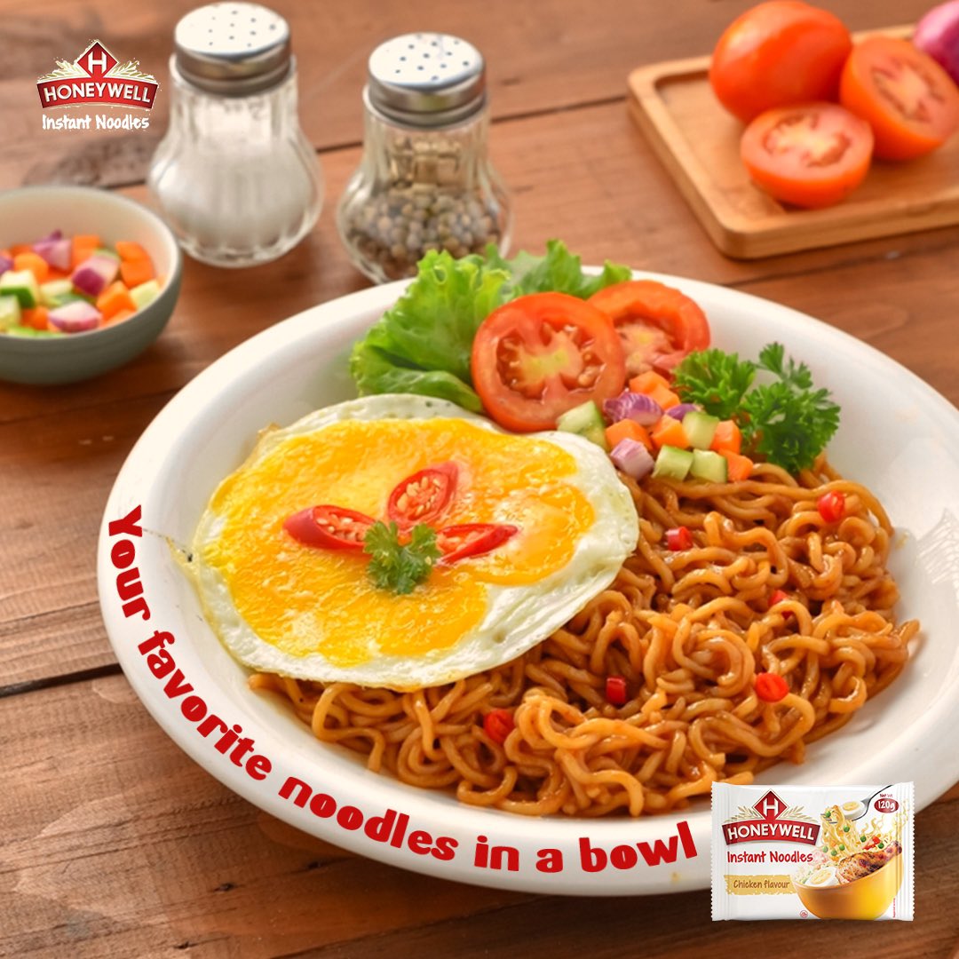 hfmnoodlesng's tweet photo. Look at that yummy, hot and delicious bowl of Honeywell noodles. You know you want some so go ahead and make yourself a bowl! 😉
#Honeywell #HoneywellNoodles #YummyNoodles #TastyNoodles #DeliciousNoodlesDishes #QuickAndEasyMeals https://t.co/YJTy4NG5vW