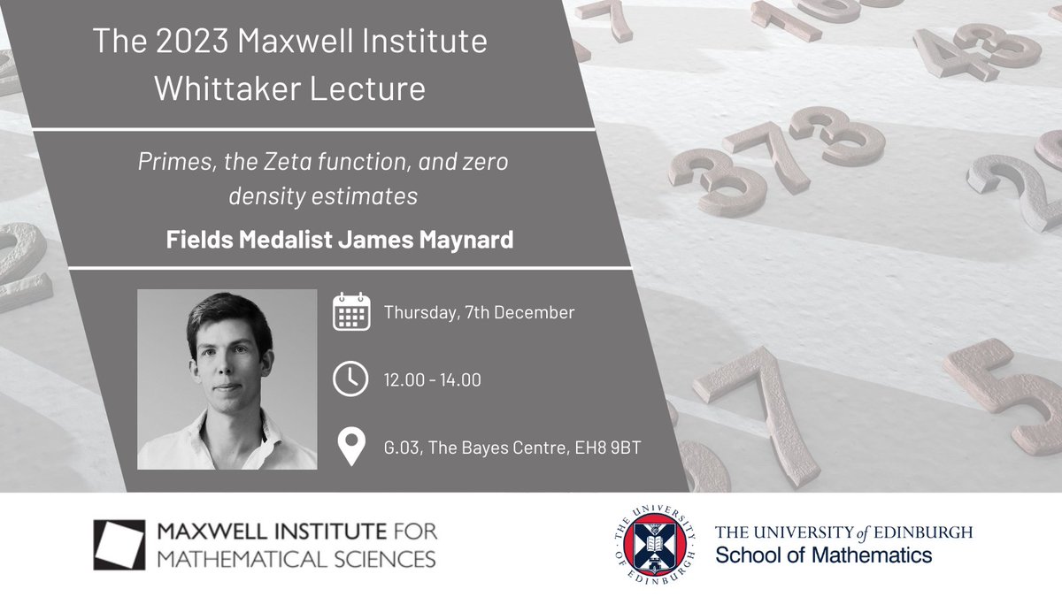 The Maxwell Institute for Mathematical Sciences tweet media