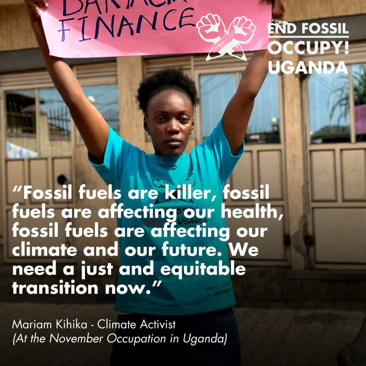 End Fossil: Occupy! Uganda tweet media