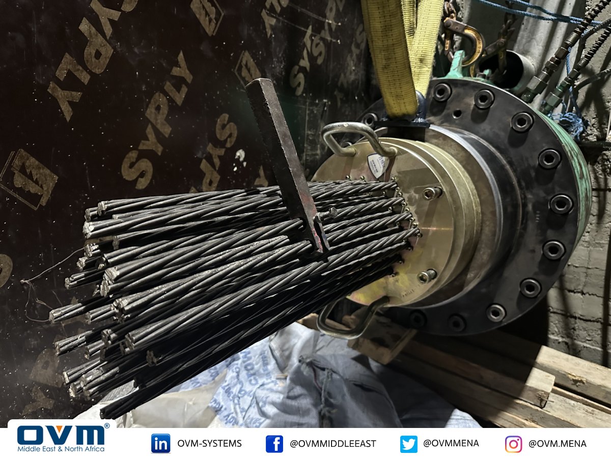 OVMmena's tweet photo. {Update} OVM Prestressing system (M15A-37 strands) is being used to reinforce the Box section structure of the “Nile River Bridge”. a landmark structure of the “High Speed Rail- HSR” Project which is under construction between Red Sea and Mediterranean Sea in #Egypt. https://t.co/MAPzl5BWHc
