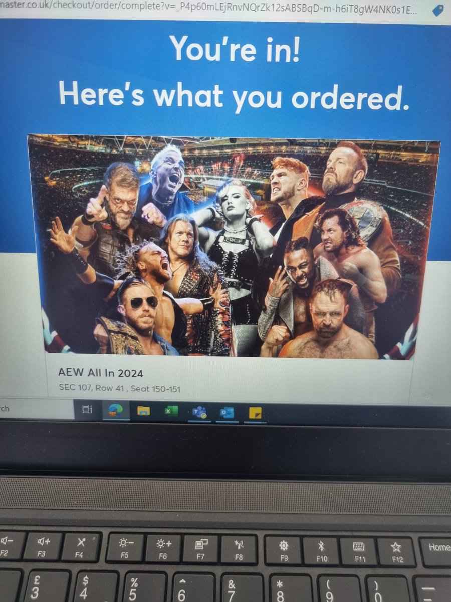 I'M GOING TO WEMBLEY <a href="/AEW/">All Elite Wrestling</a>
🥳🥳🥳🥳😭😭😭😭😭