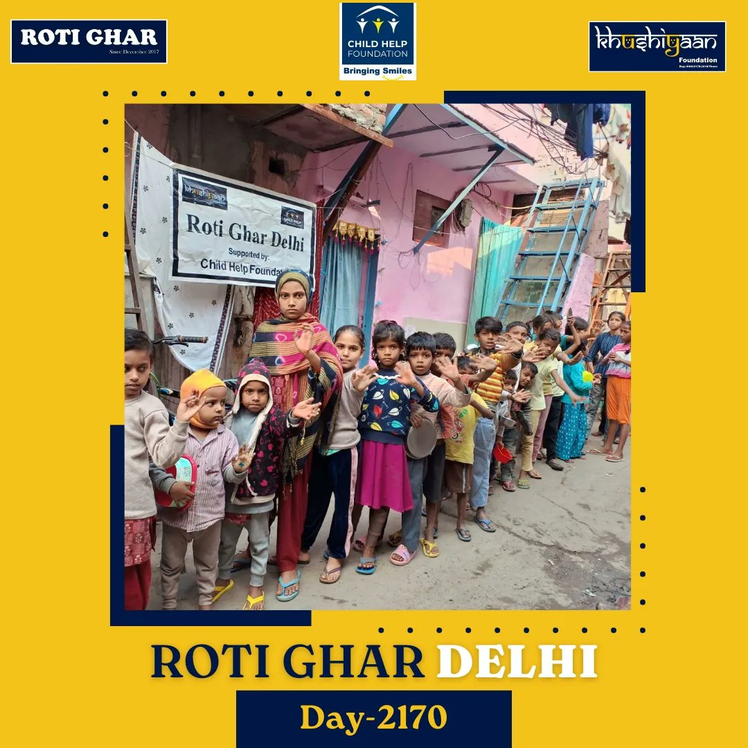 Date : 23-11-2023 Location : Delhi Valsad Bangalore Odisha Roti Ghar : Day 2170 'The highest of distinctions is service to others' Be kind to everyone and spread happiness across! . #upliftingsociety #helpingothers #feedingkids #hungerfree #Hungerfreeindia #Kidsofrotighar