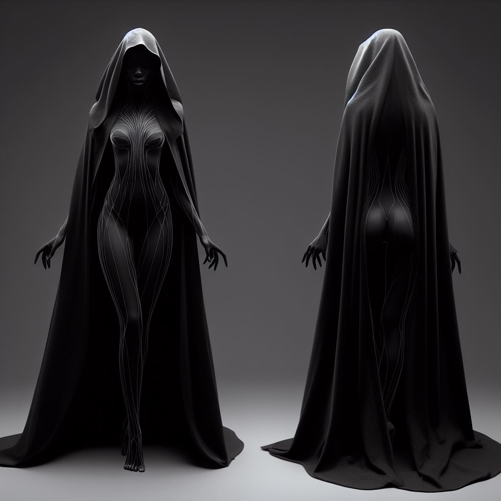 D02030's tweet photo. コレは個人的に力作デス！

“マントの身体”か“マントのみ”
に体格は女性又は女吸血鬼とか入れるとこうなりました(^^)👍✨
動体部分は裏地が身体の輪郭が出てるとか入れるとこうなりました! https://t.co/TCbnoRBOJo